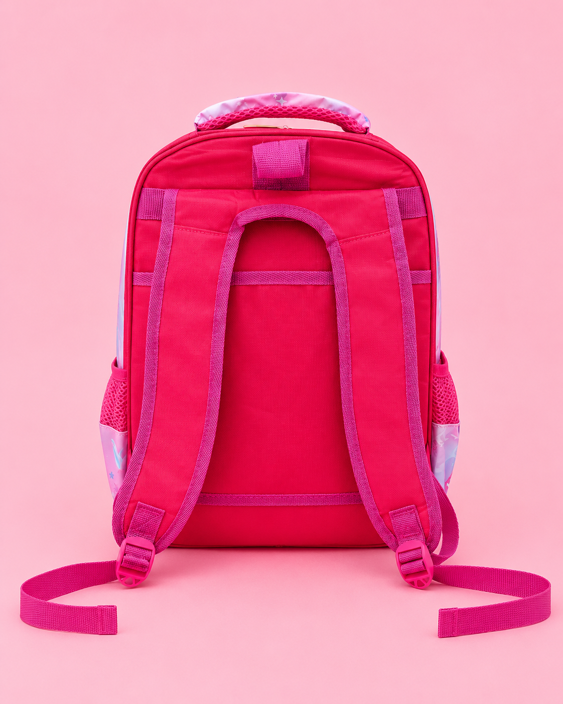 Mochila escolar infantil de conejita rosa
