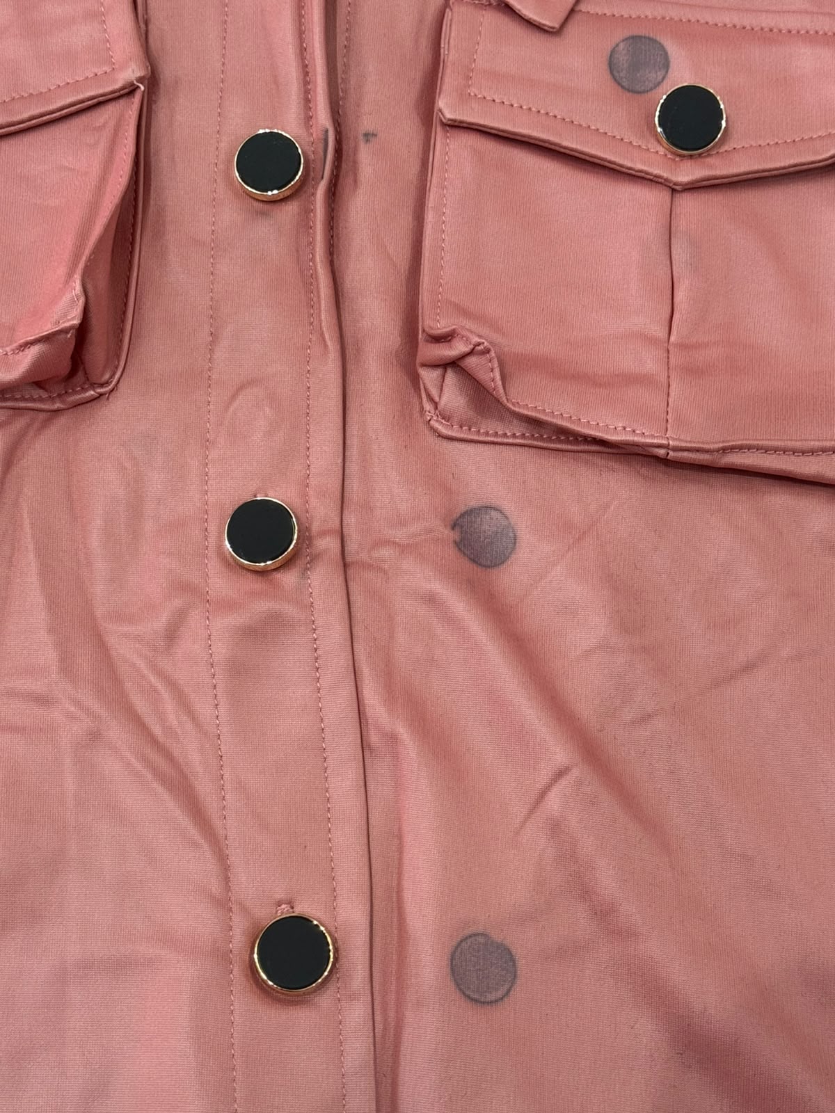 Set Niña de 2 Piezas Efecto Piel con Falda de Pliegues- OFERTA