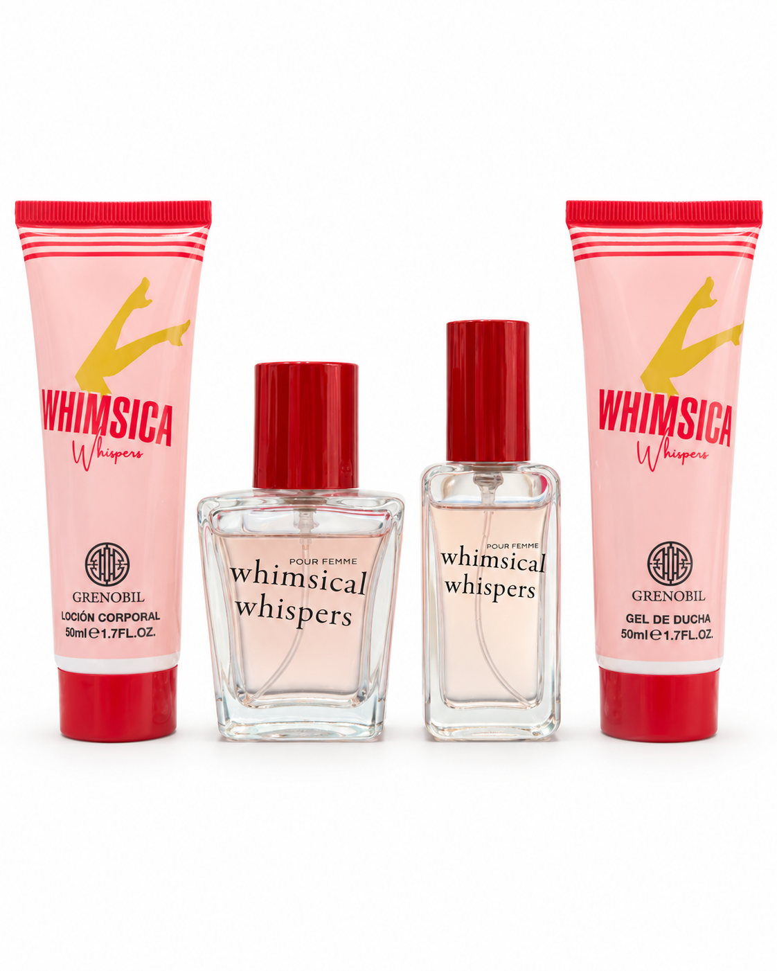 Perfume dama Whimsical Whispers – Set de 4 piezas