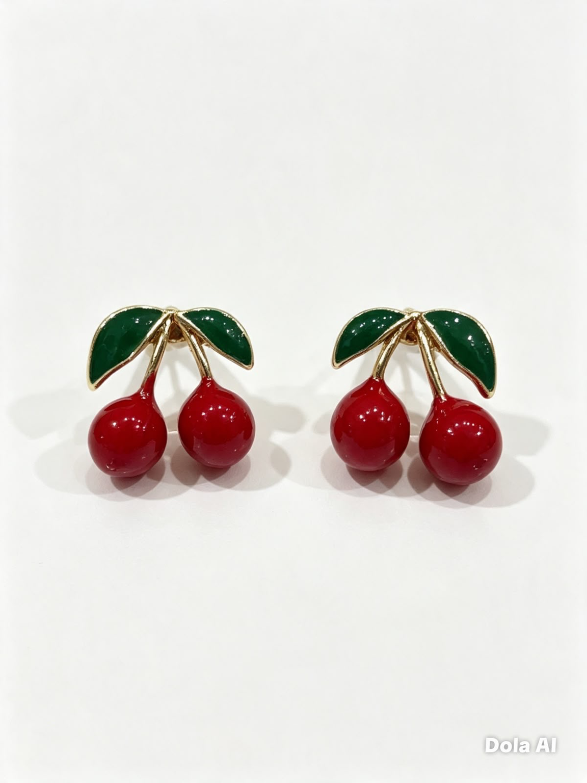 🍒 Aretes dama Cerezas