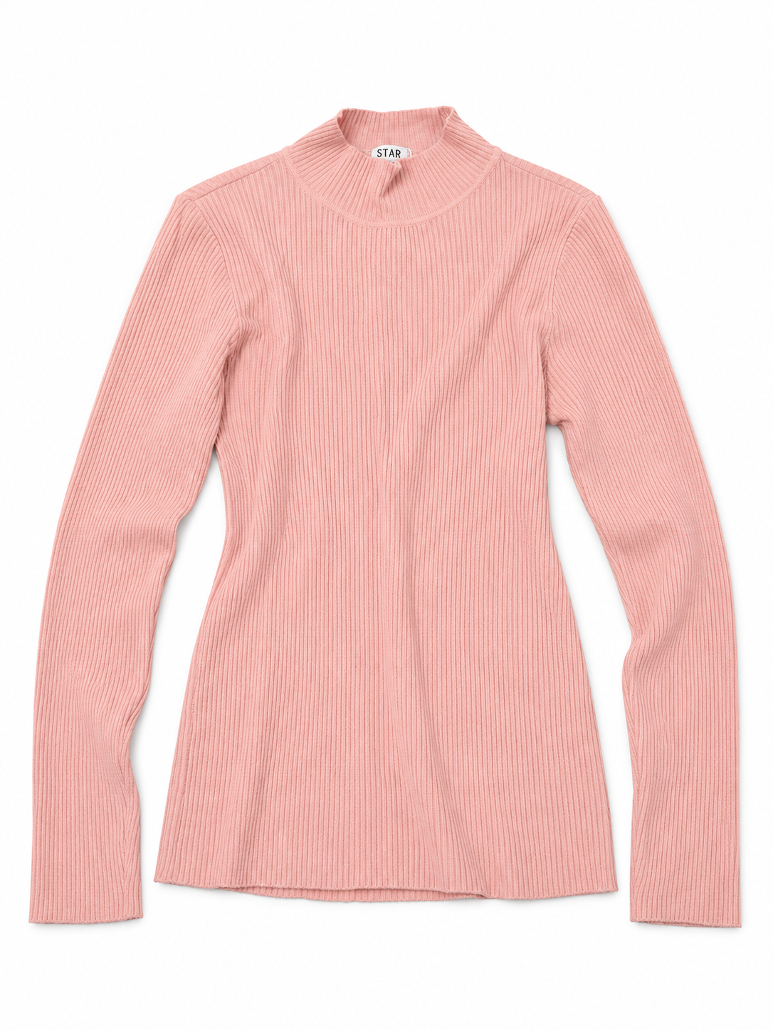 Blusa dama de manga larga con cuello alto