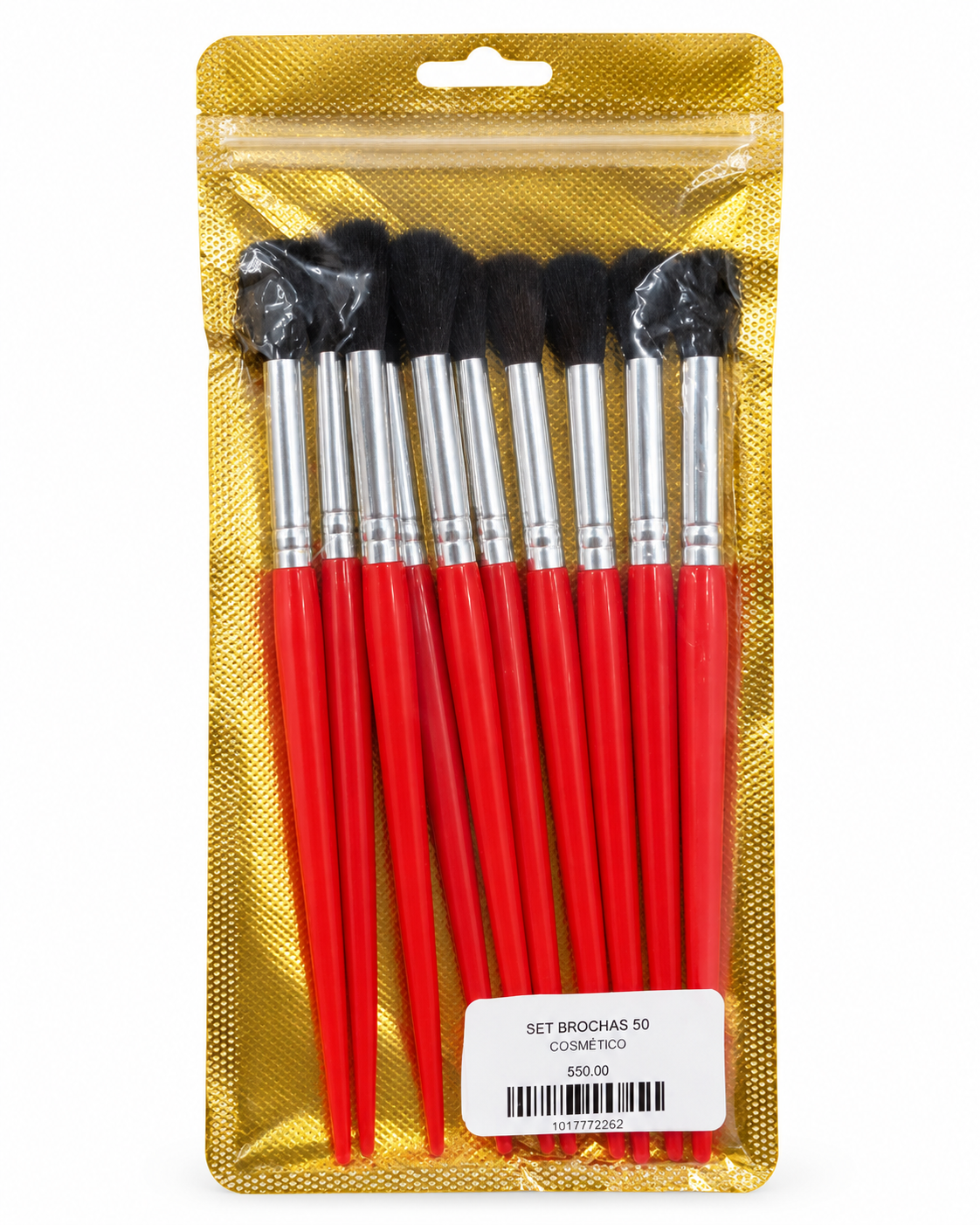 Set de Brochas Cosmético para Maquillaje – 10 Piezas