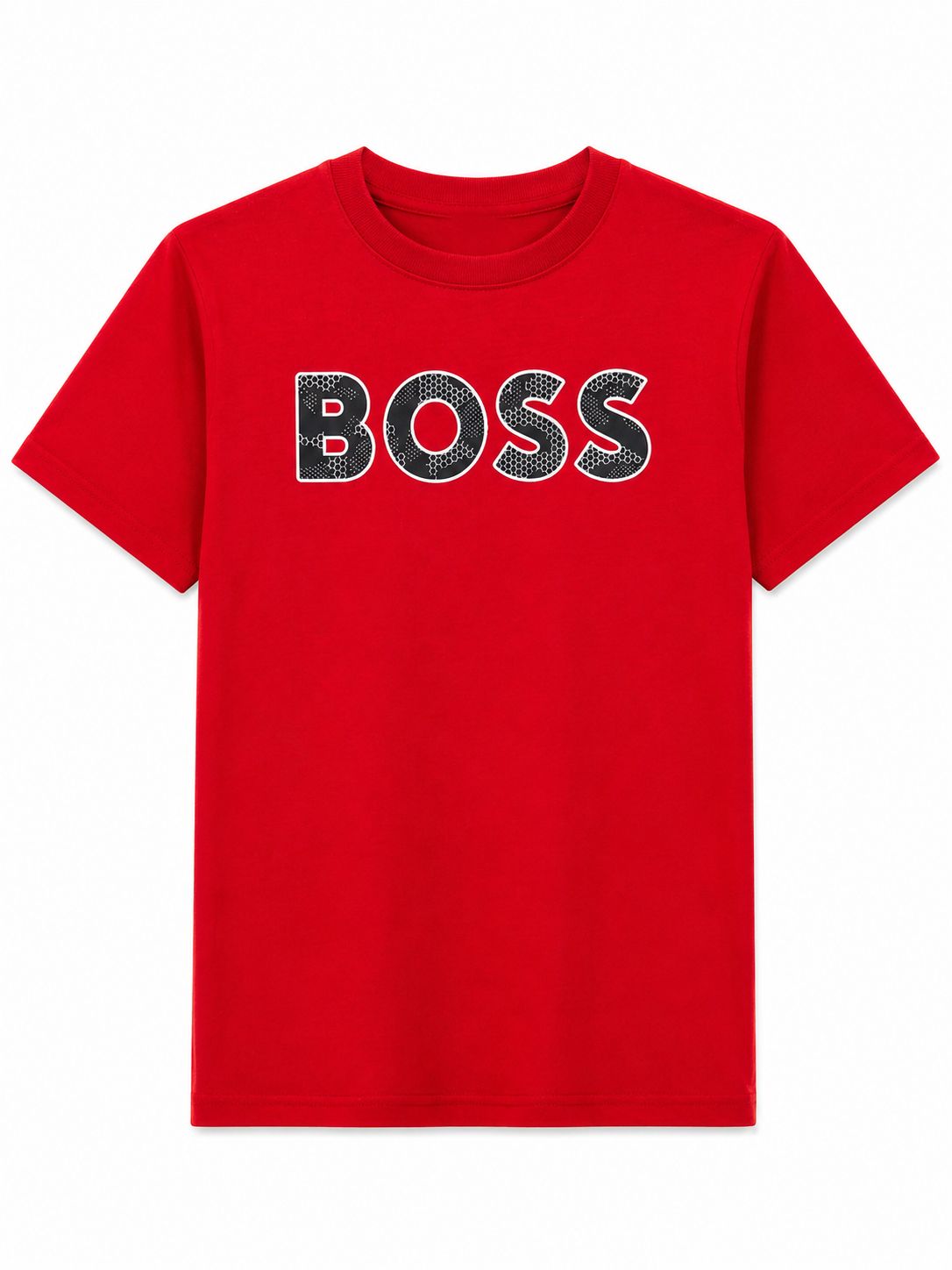 Playera Caballero chica redondo B@SS rojo