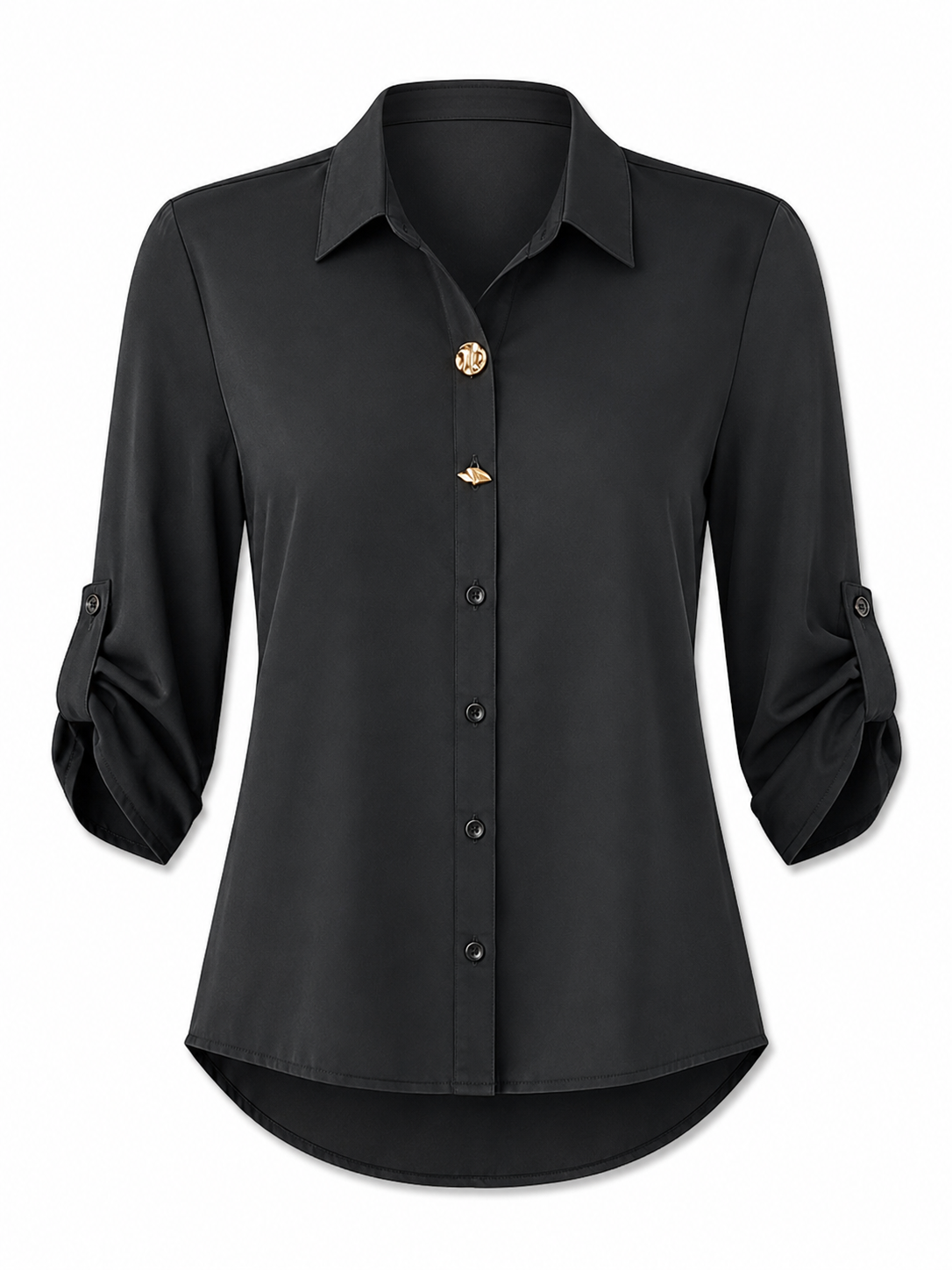 Blusa dama chica negr@ KISC@R
