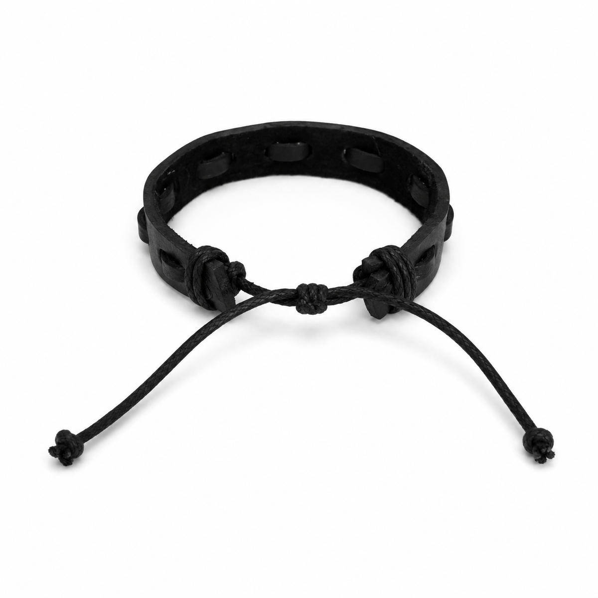 Pulsera Caballero Negra Ajustable 🖤