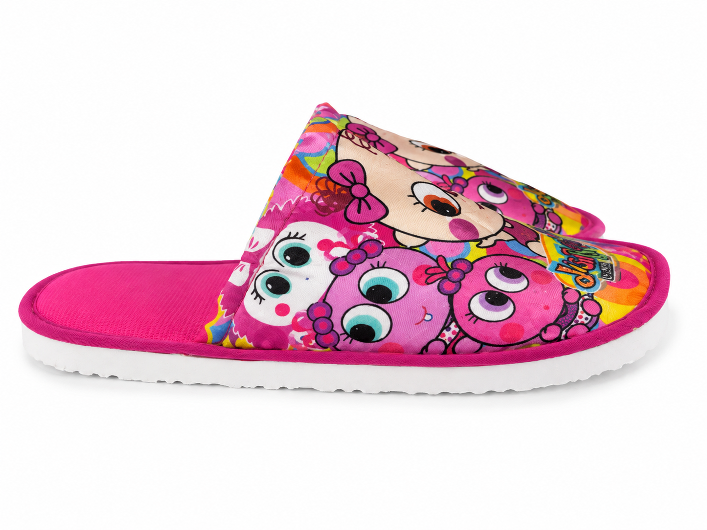 Pantuflas niña diseño monstruitos divertidos