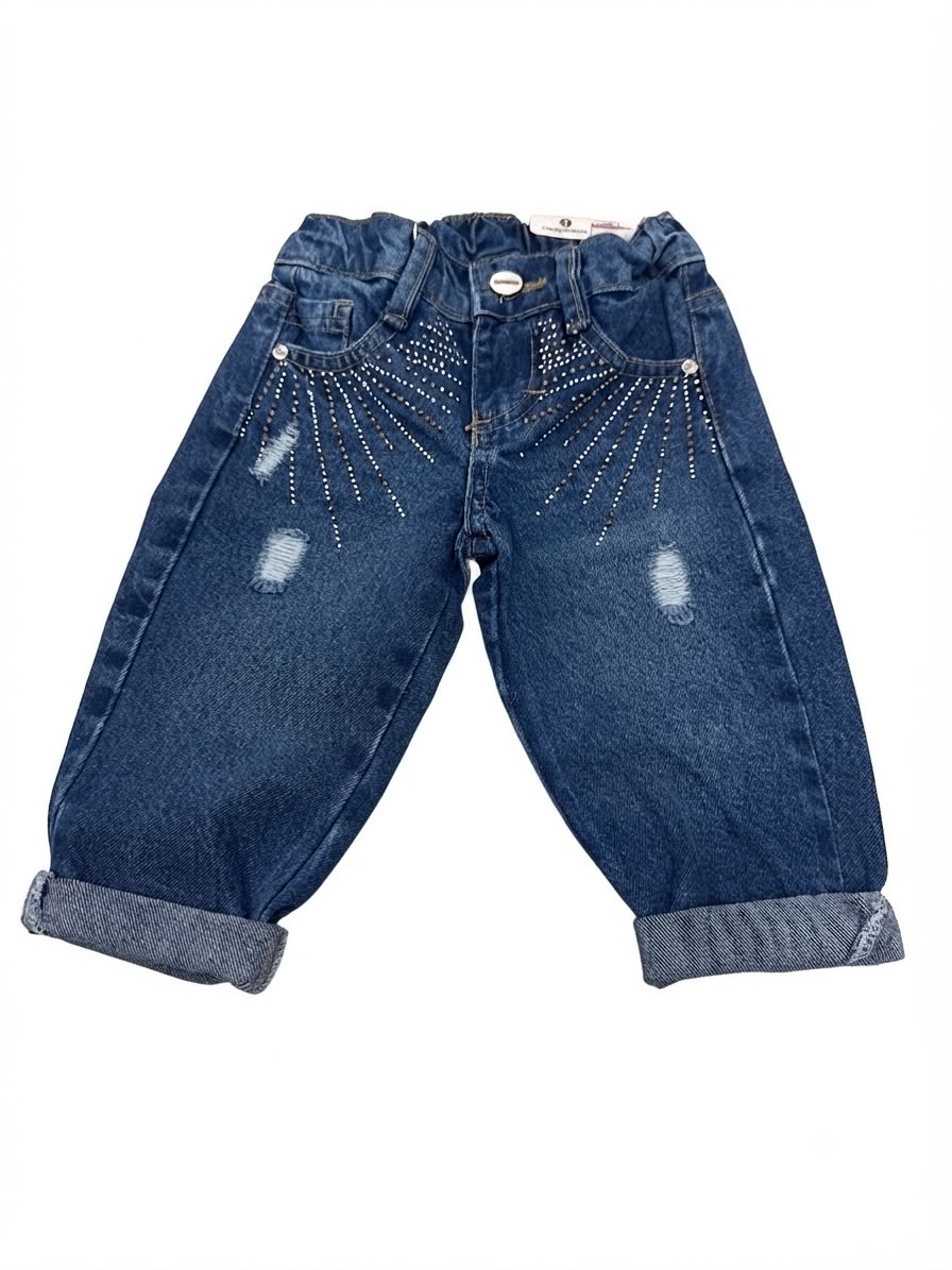 Pantalón Niña mezclilla brilliyos