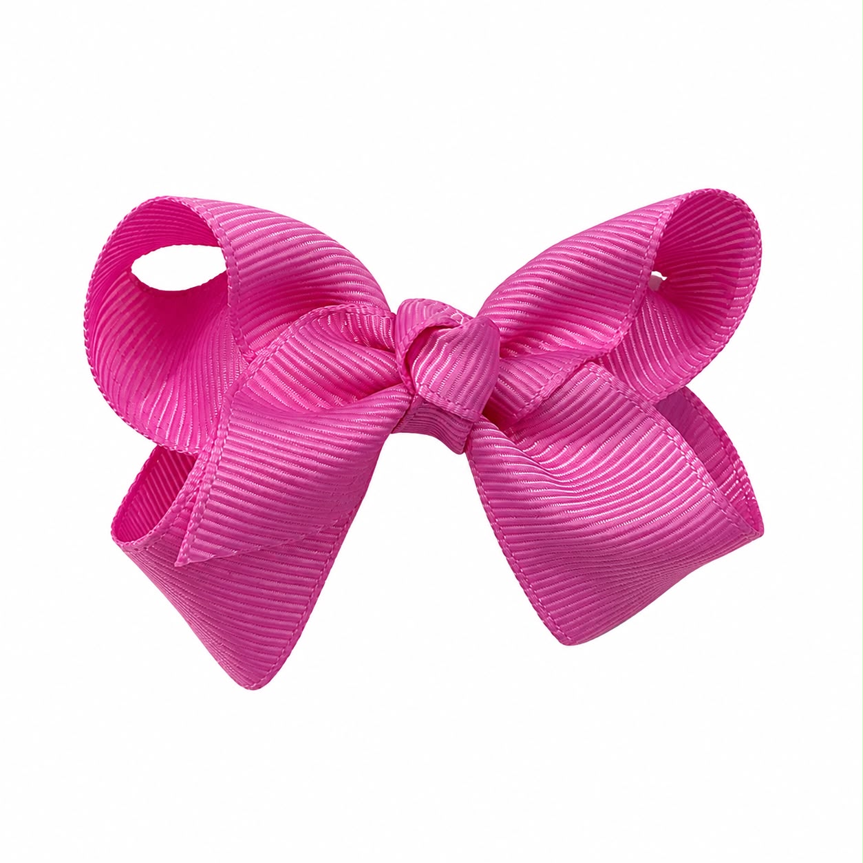 Moño chico niña rosa fucsia