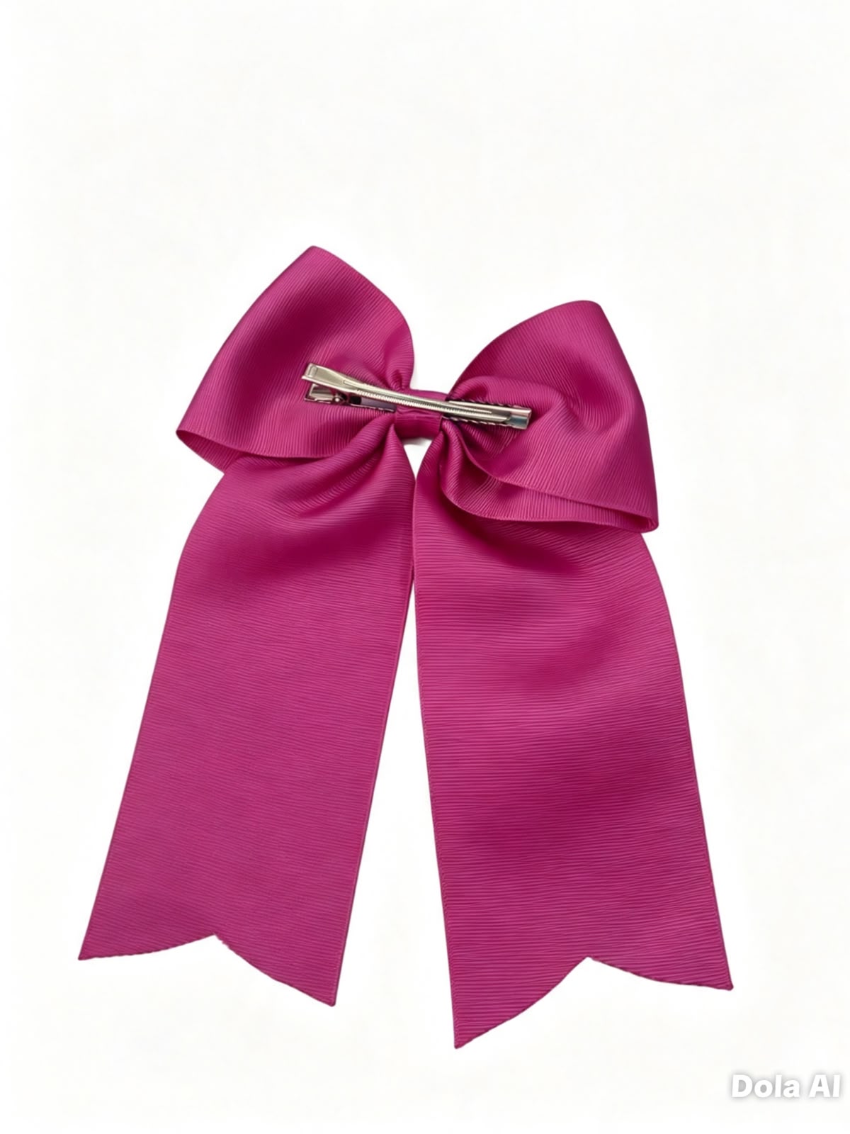 Moño niña fucsia con tirantes largos 🎀💗