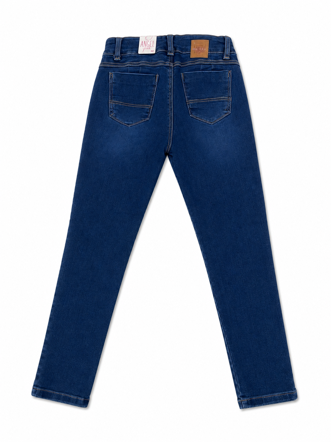 Pantalón niña skinny de mezclilla azul oscuro