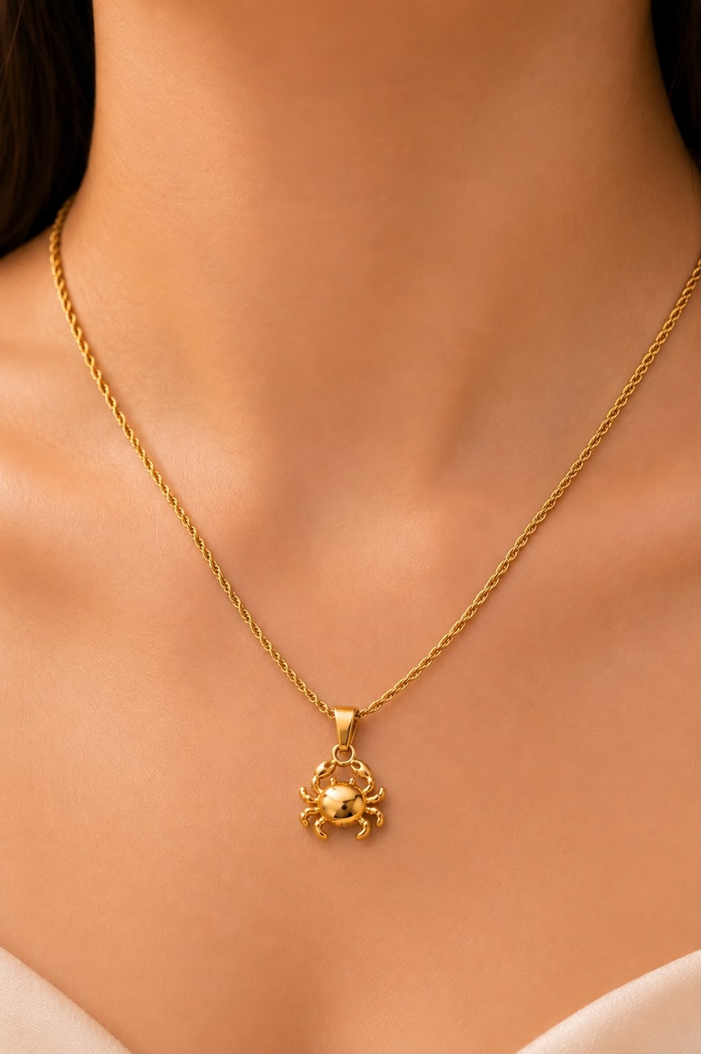 Collar accesorio dama – Dije cangrejo
