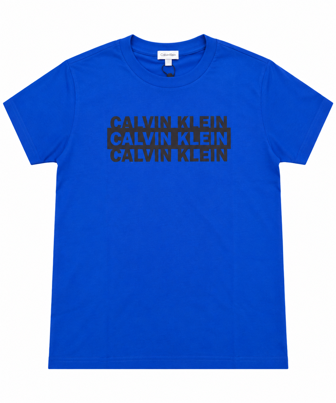 Playera caballero cuello redondo con estampado moderno