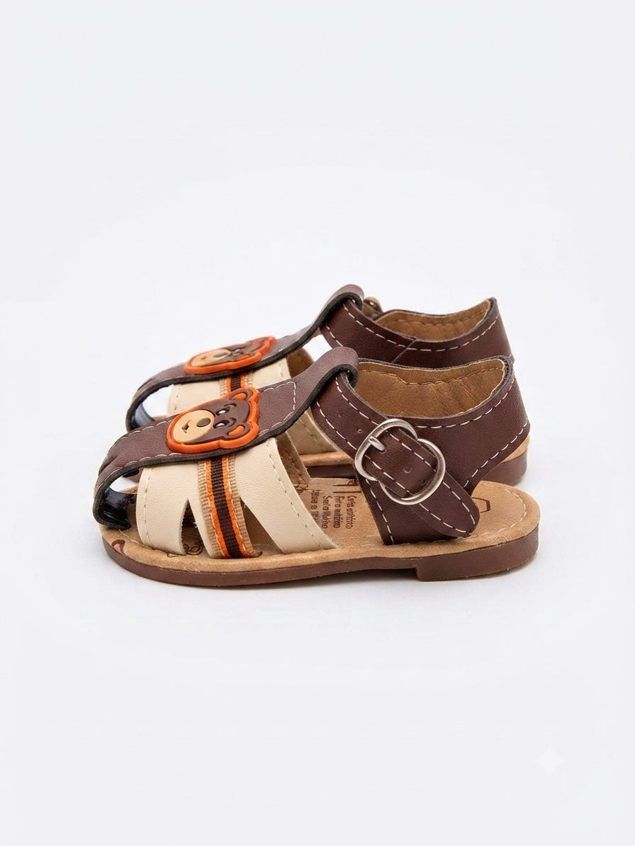 Huaraches niño OFERTA – café con osito 🐻🤎