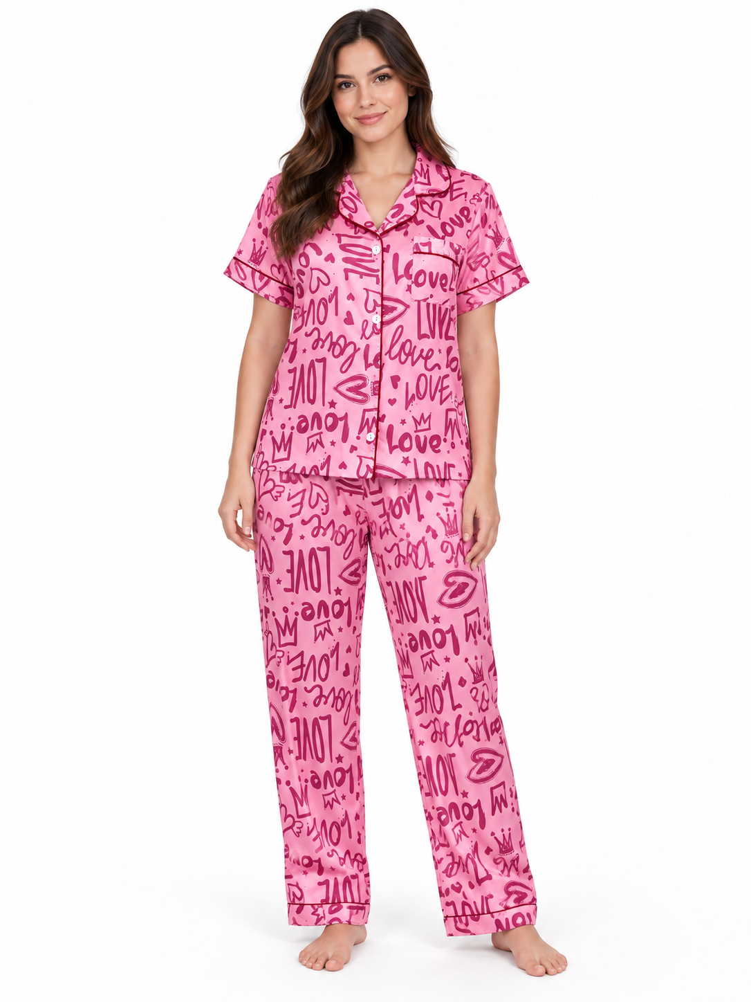 Pijama dama-estampado LOVE💕
