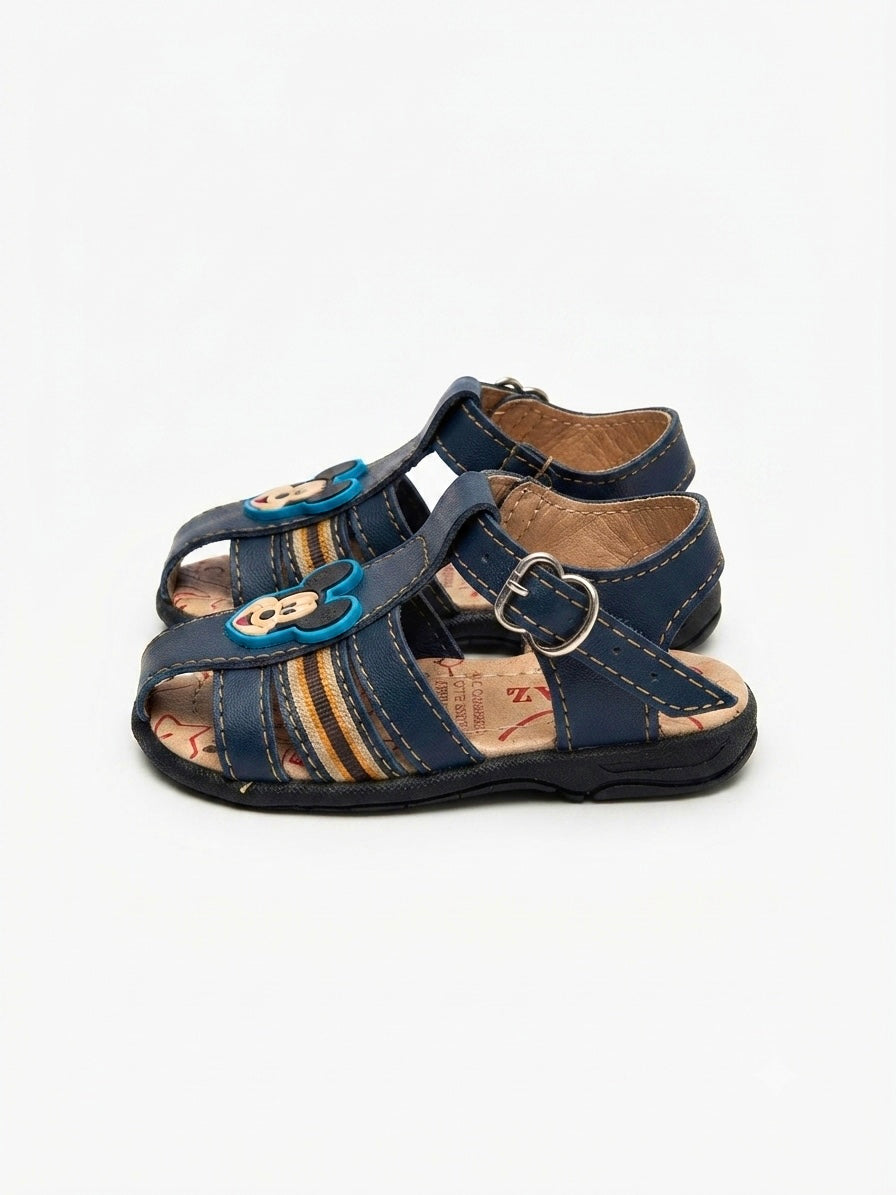 Huaraches niño OFERTA – azul marino con diseño Mickey 💙