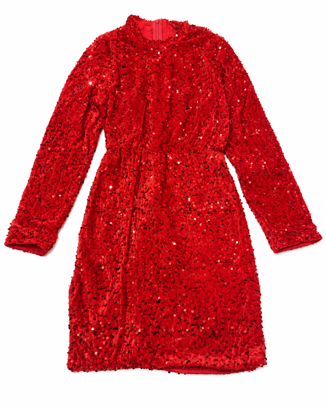 Vestido dama de lentejuelas elegante