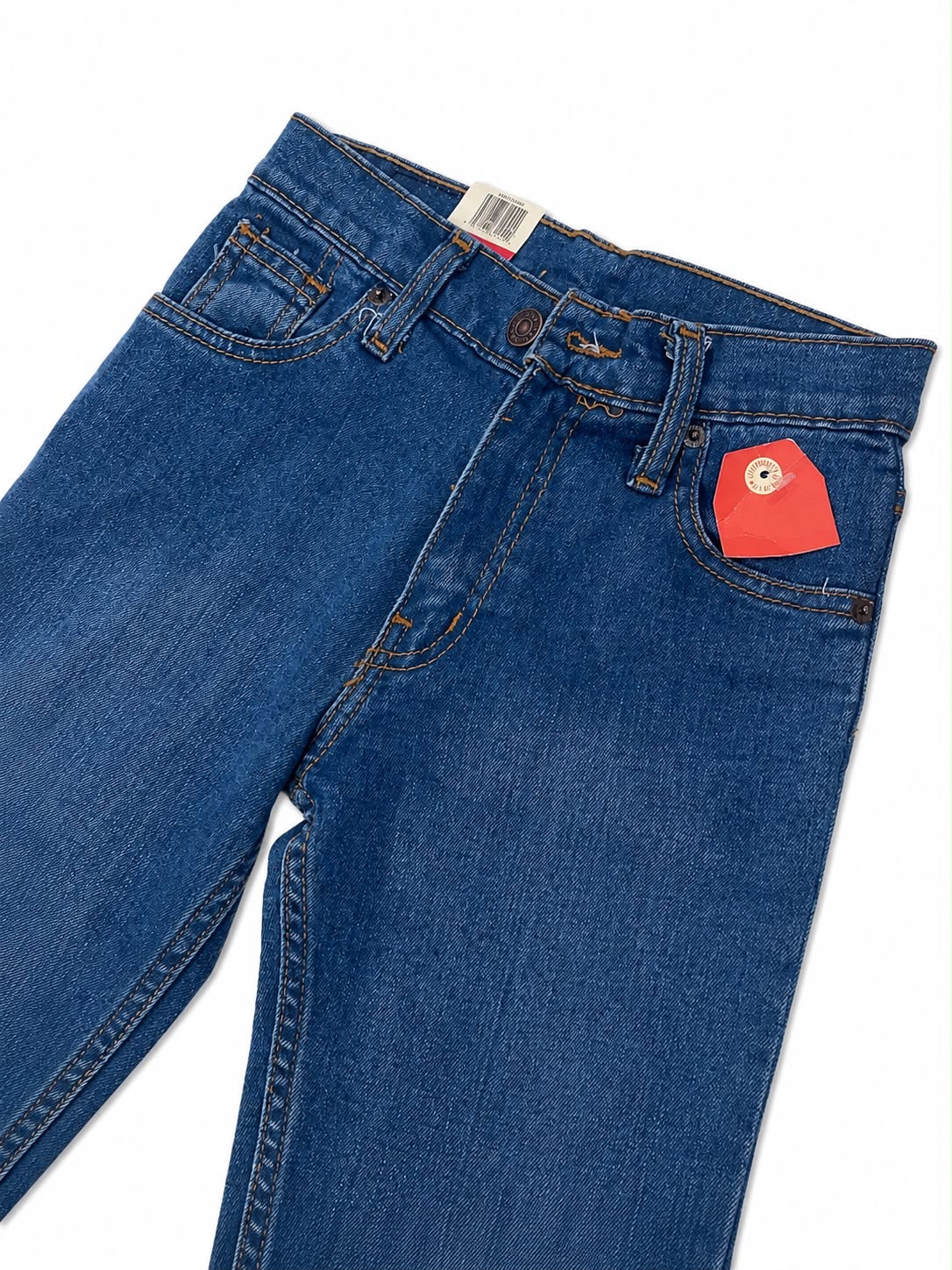 Pantalón niño de mezclilla azul clásico