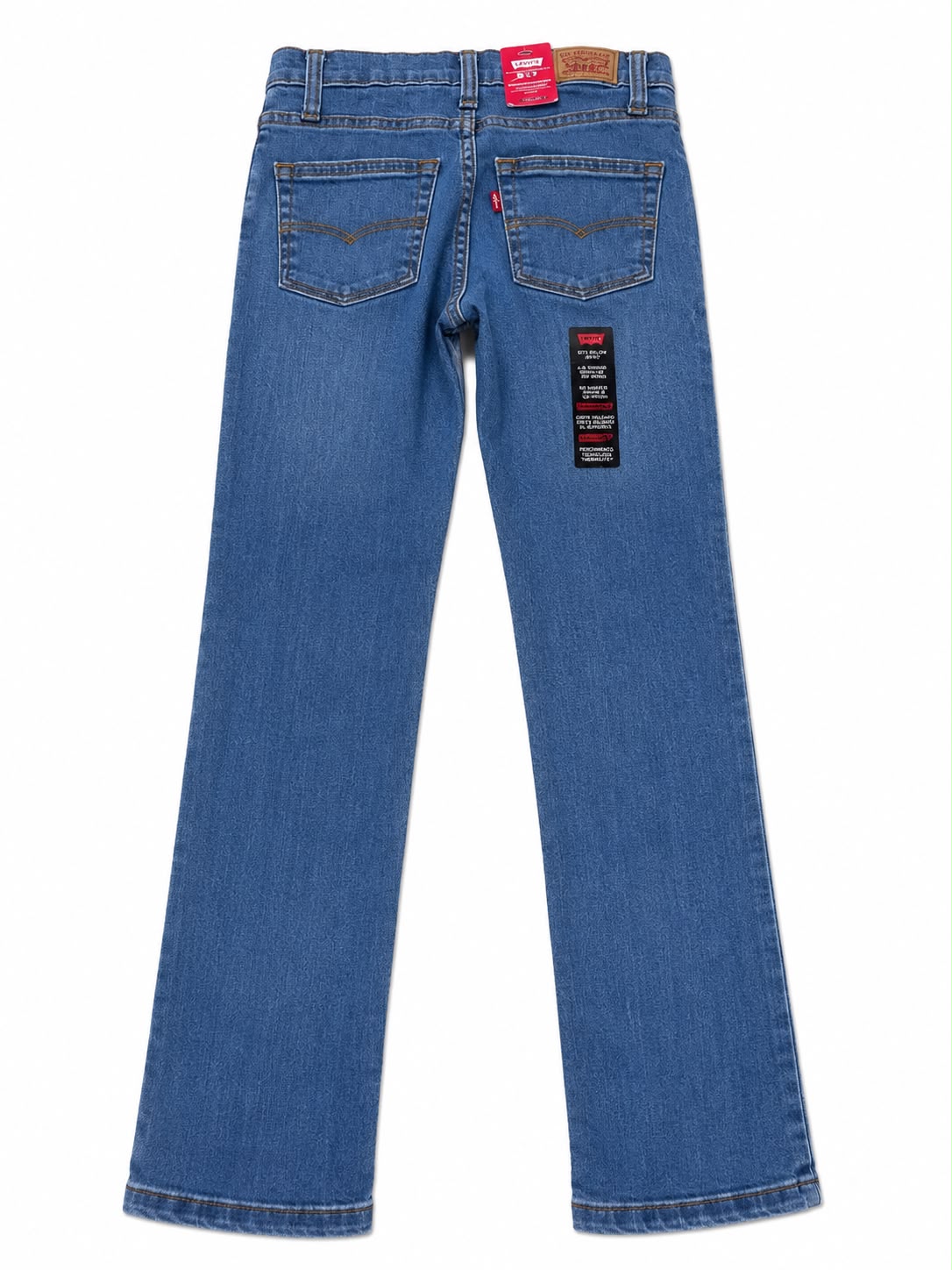 Pantalón niño de mezclilla azul clásico