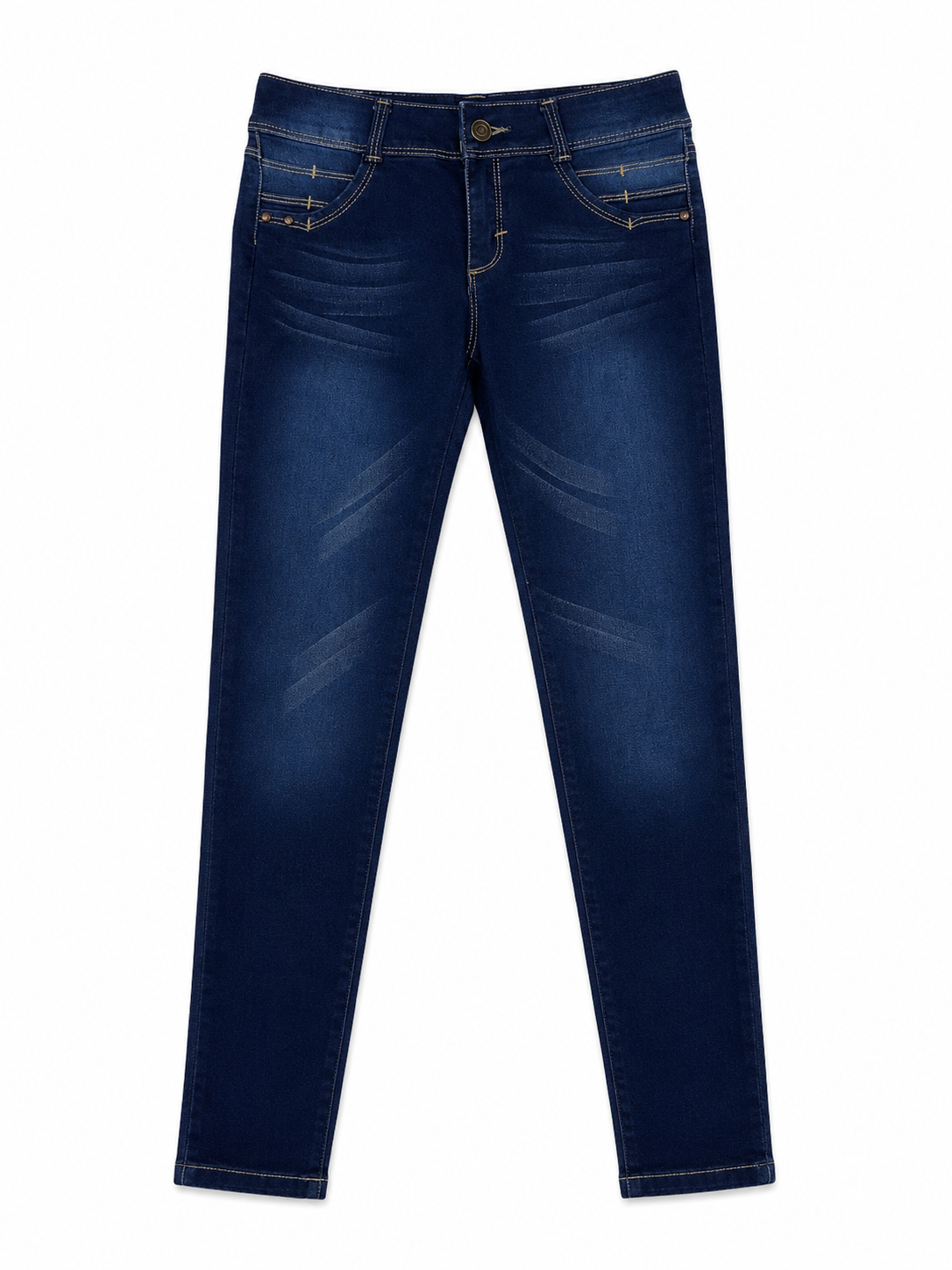Pantalón de mezclilla para niña azul oscuro 💙