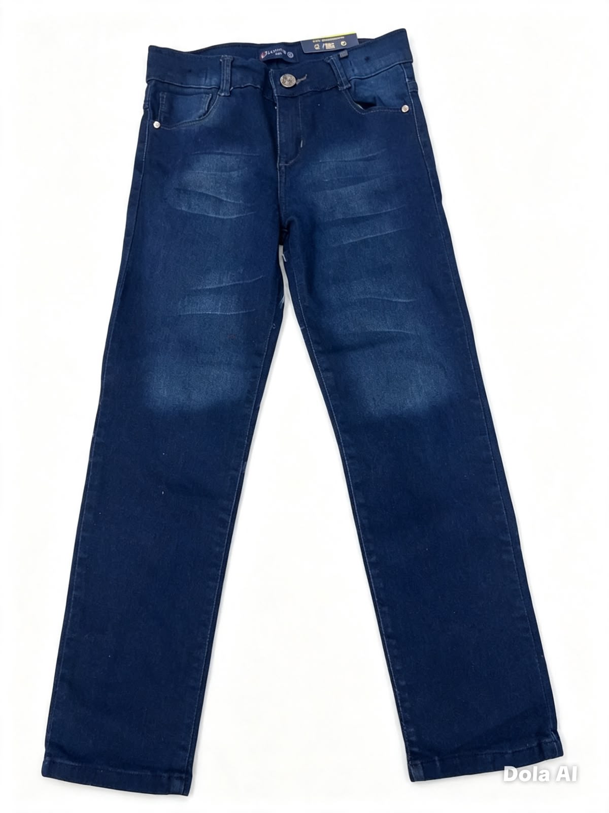 Pantalón niño de mezclilla azul oscuro – Corte recto