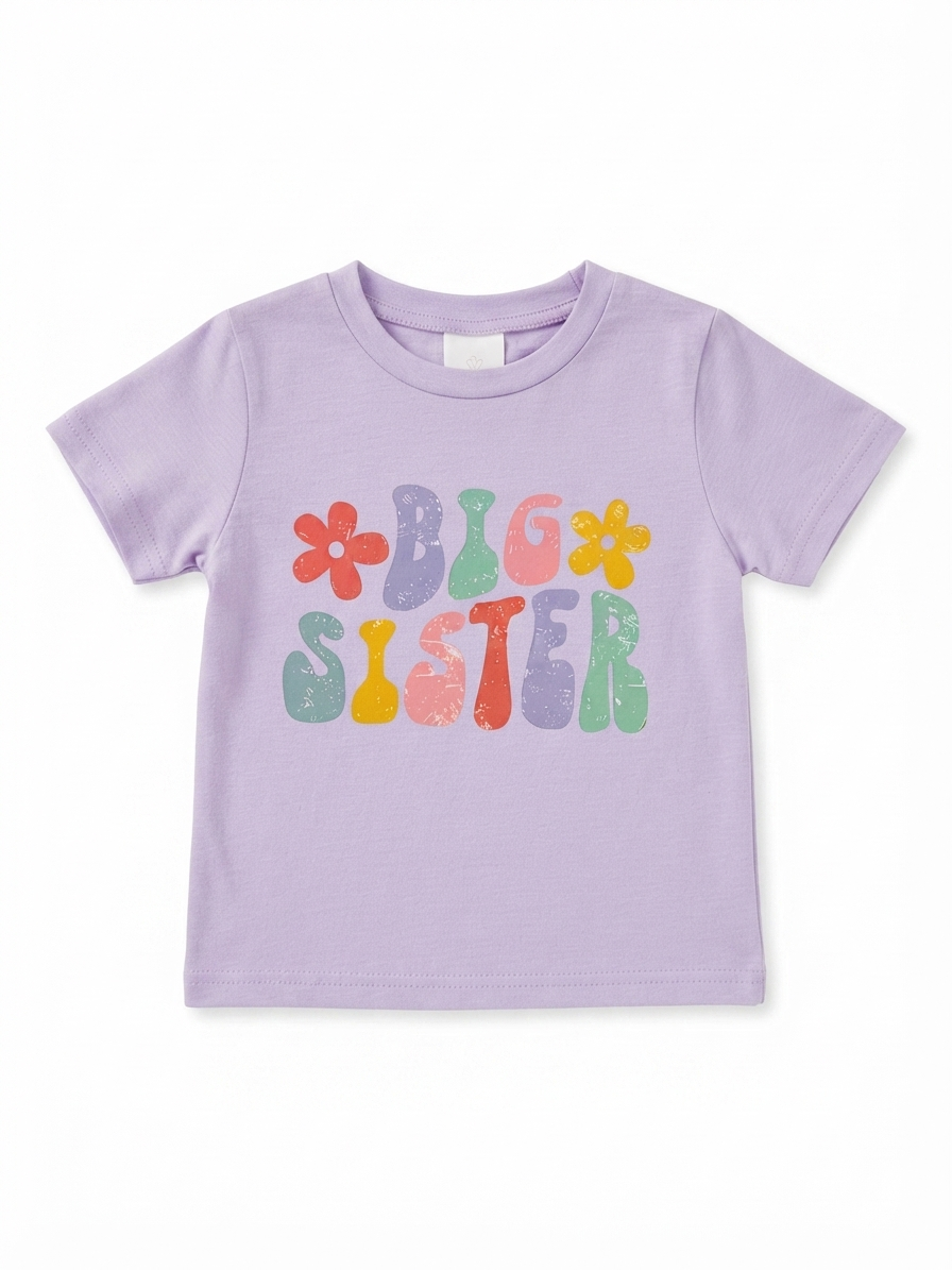 Blusa niña estampada big sister