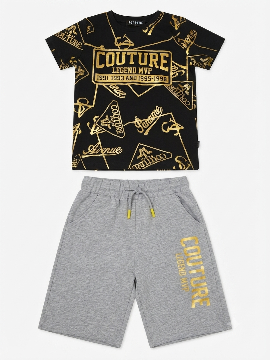 Set niño – Playera estampada + Short deportivo
