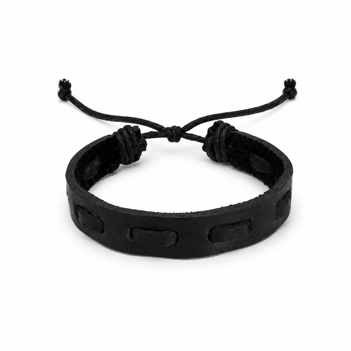 Pulsera Caballero Negra Ajustable 🖤