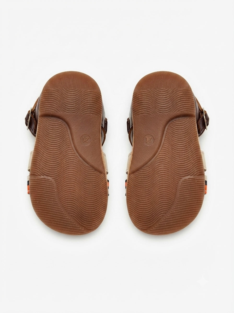Huaraches niño OFERTA – café con osito 🐻🤎