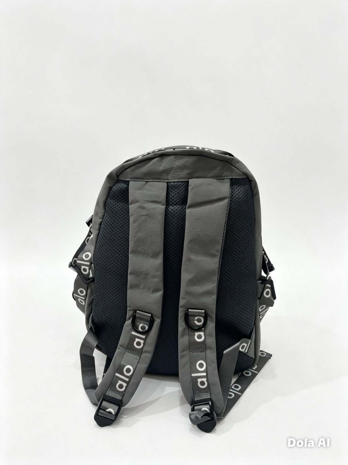 Mochila juvenil gris premium con diseño deportivo