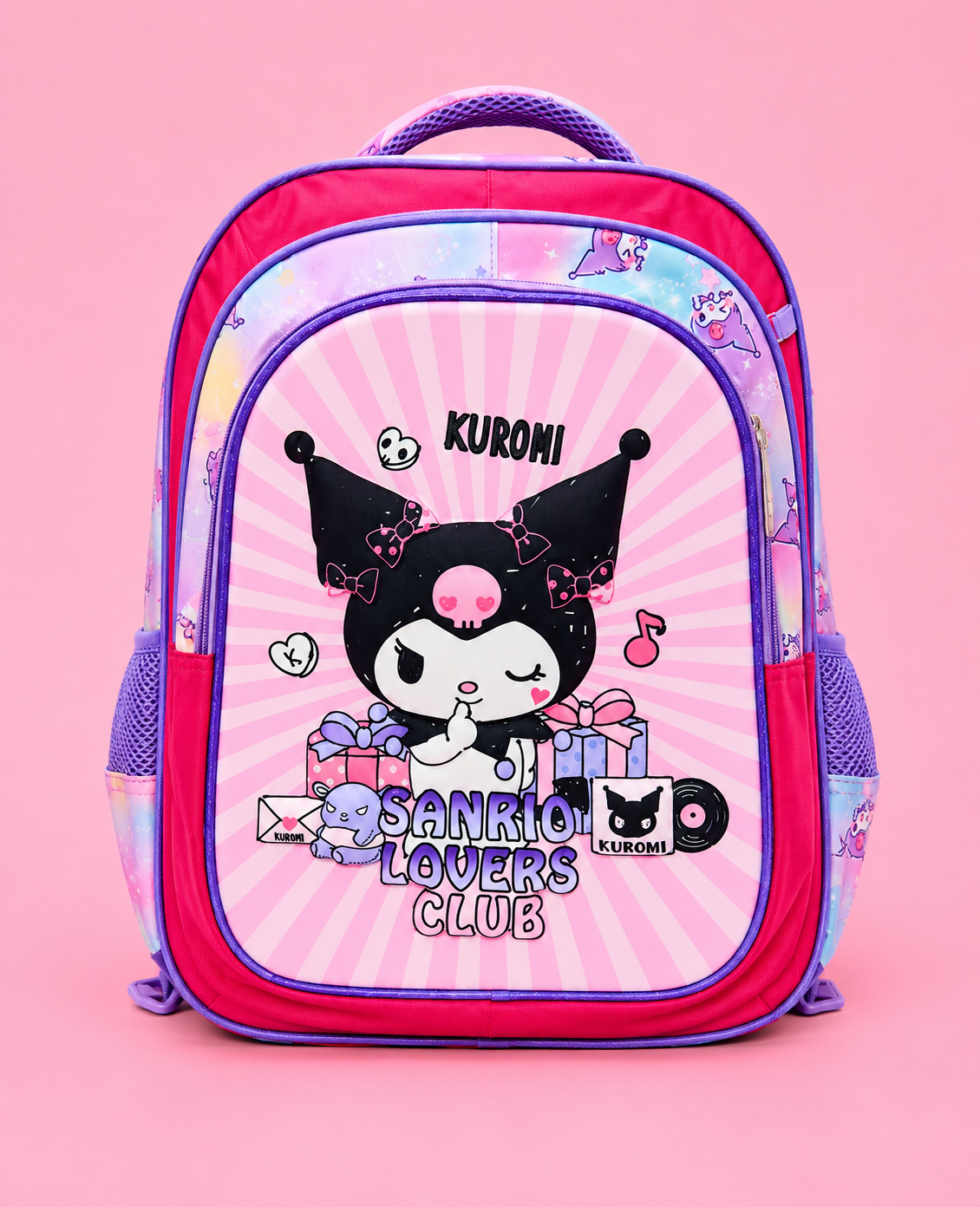 Mochila escolar infantil de gatita traviesa