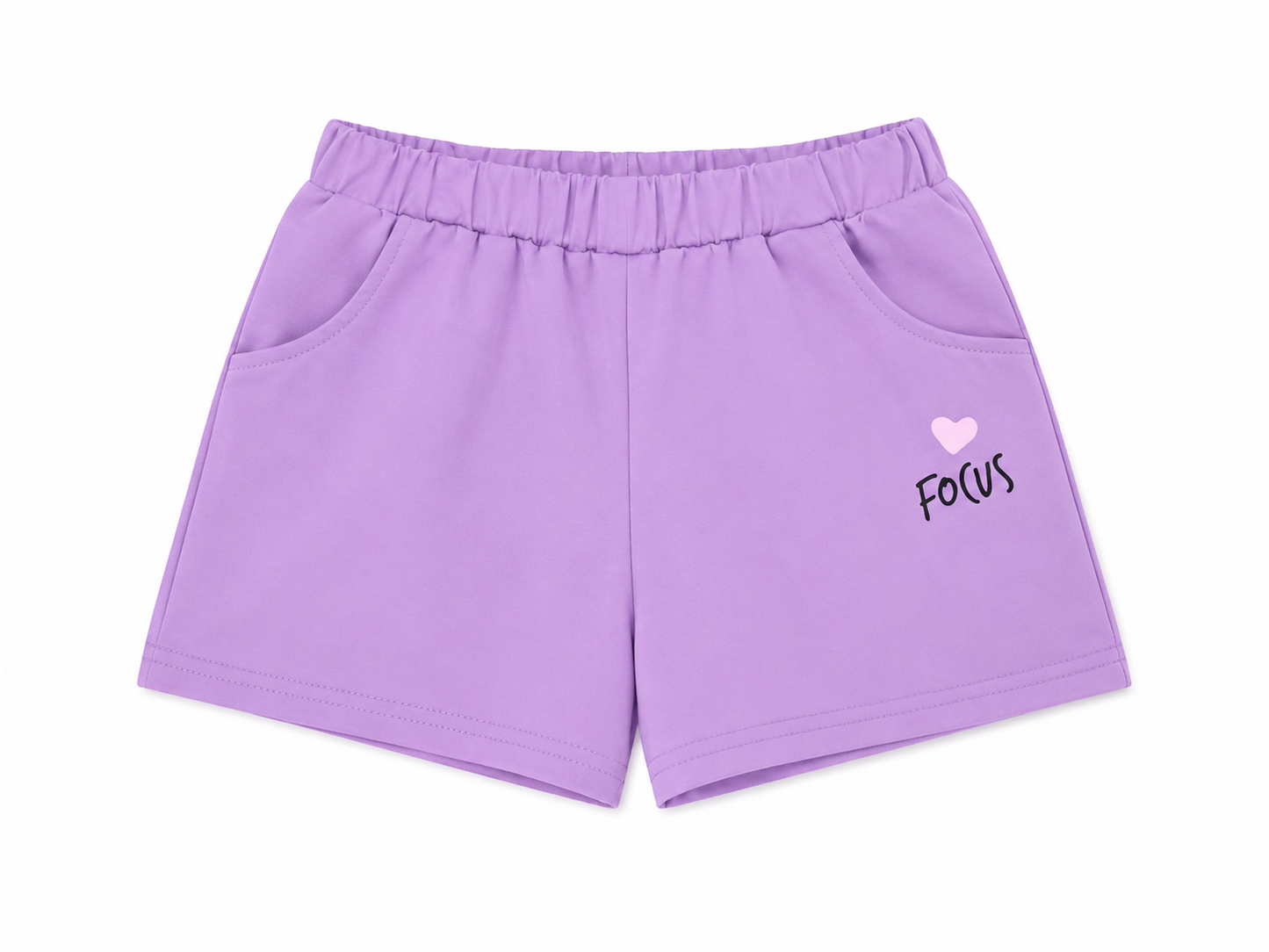 Set niña playera y short estampado
