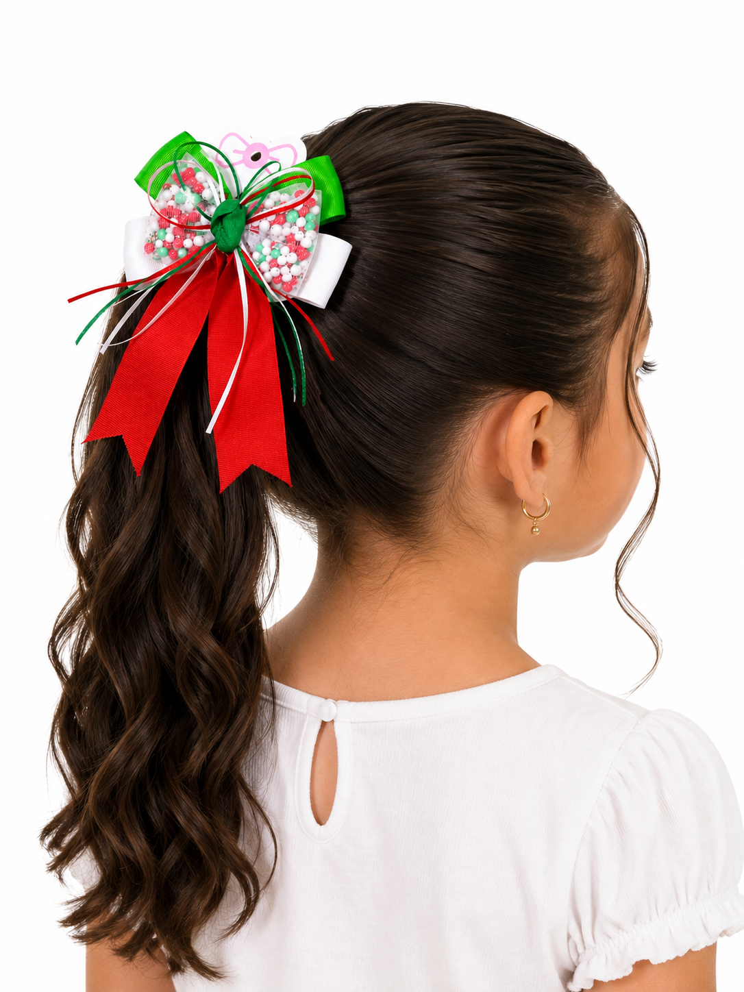 🎀 Moño niña patrio – Diseño aleatorio 🇲🇽