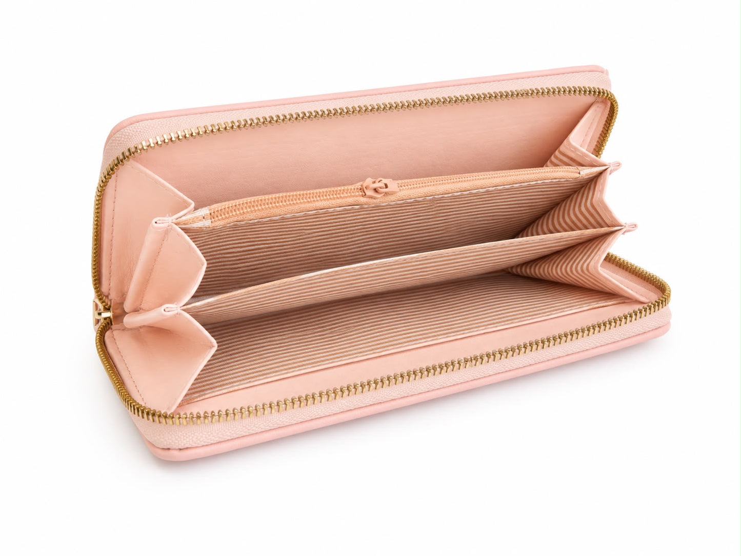 Cartera Dama tipo Wallet rosa claro