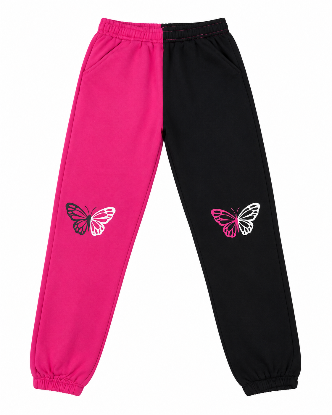 Set niña deportivo de 3 piezas en negro, rosa y blanco 🖤💗