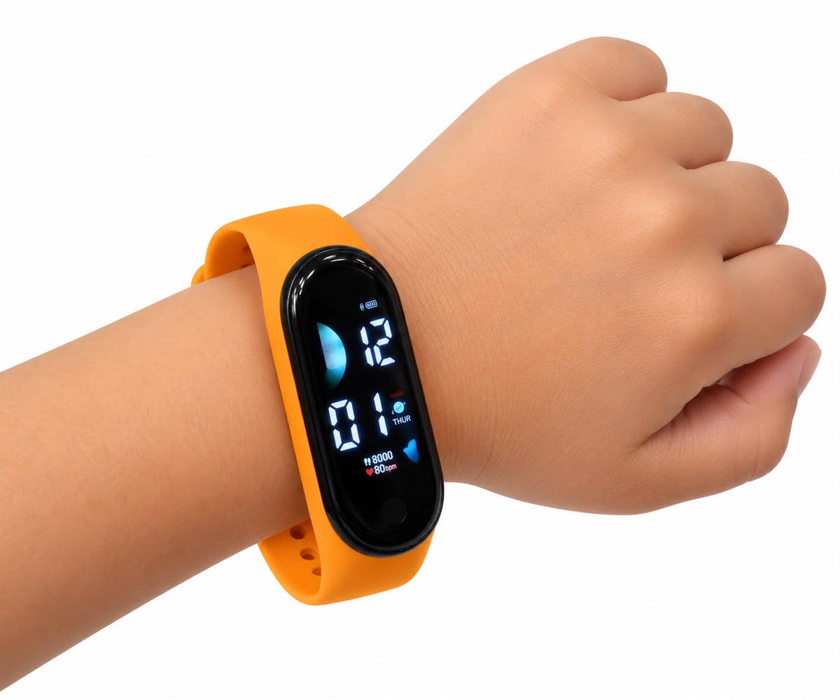 Reloj infantil digital con pantalla LED