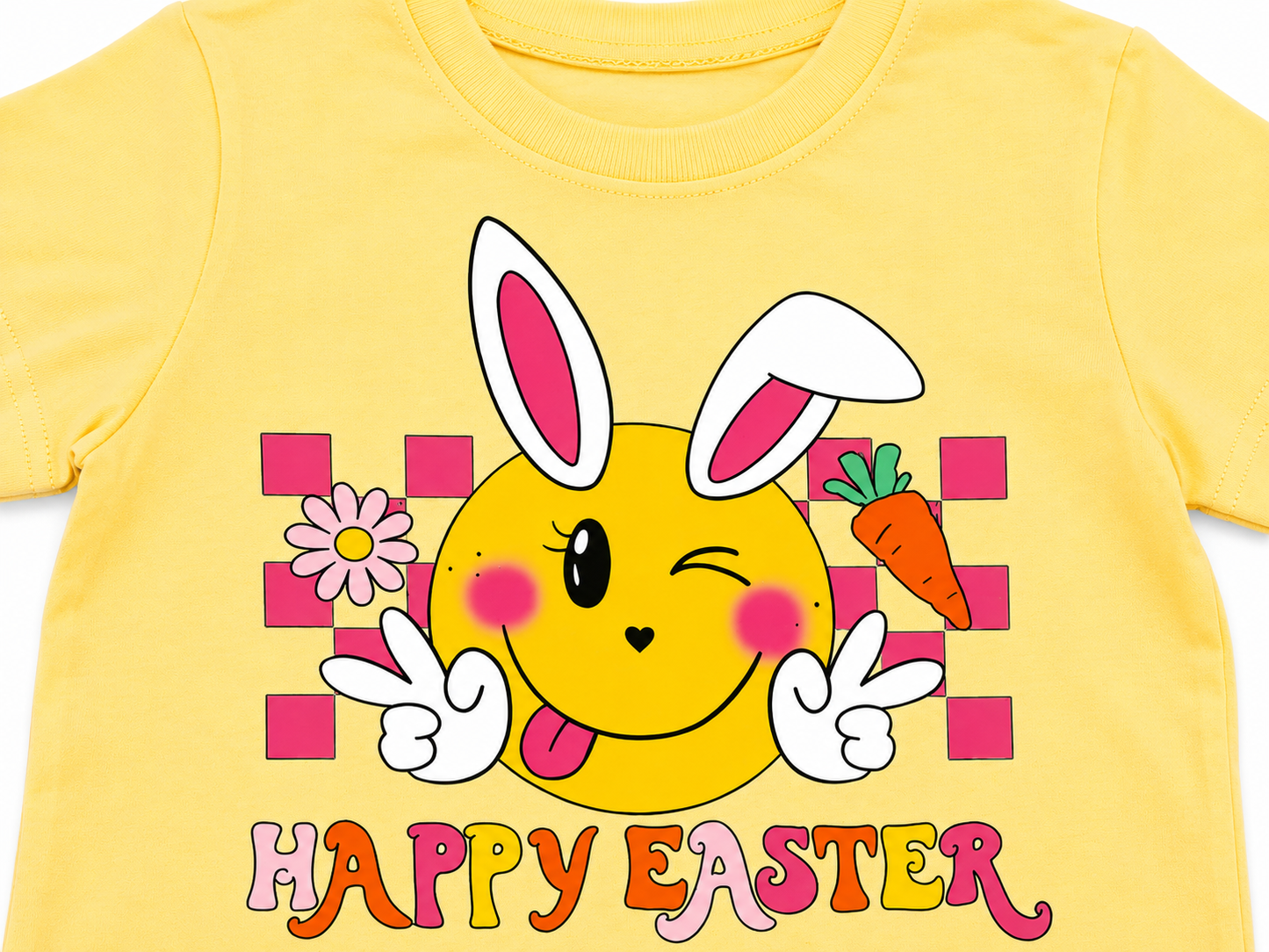 Blusa niña estampada happy easter