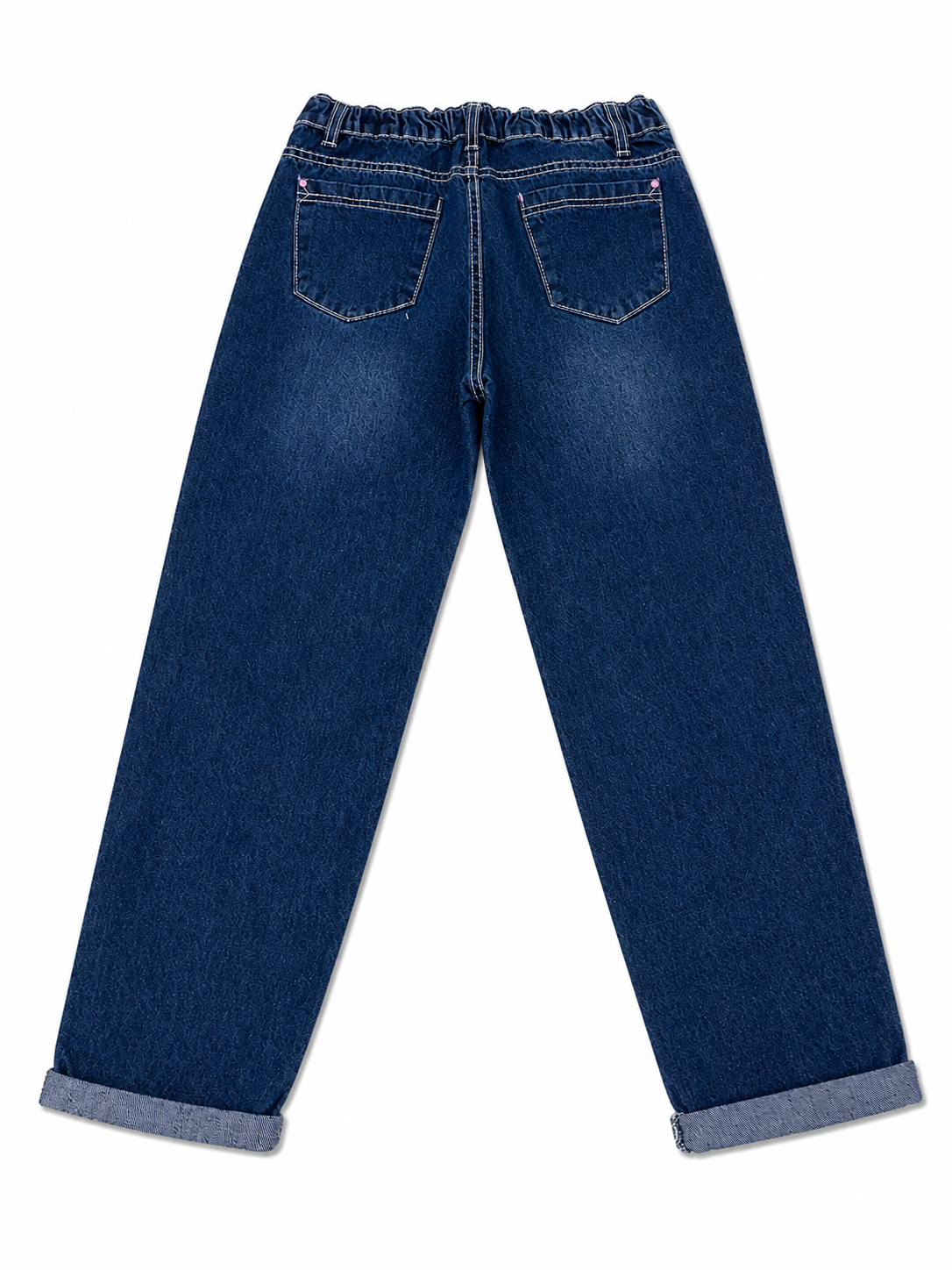 Pantalón niña mezclilla con osito decorativo 🧸💙