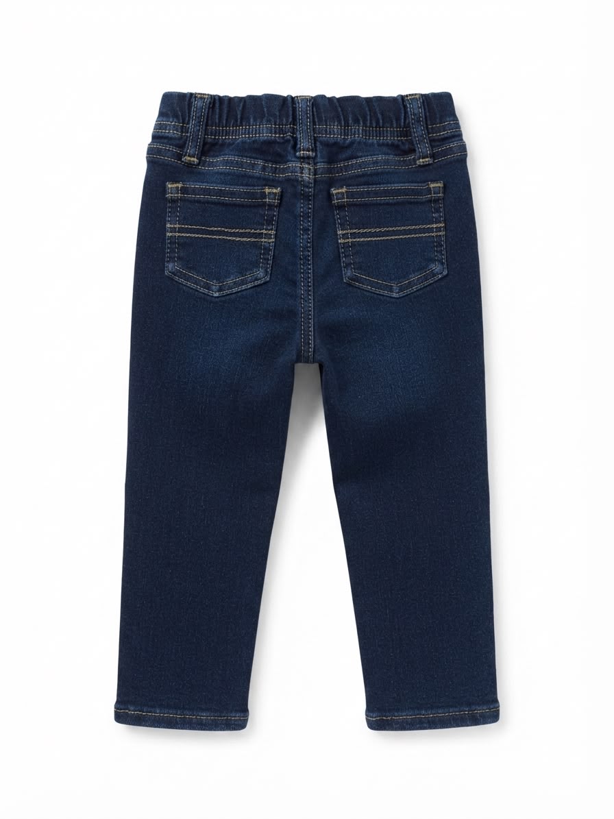 Pantalón niño mezclilla azul oscuro