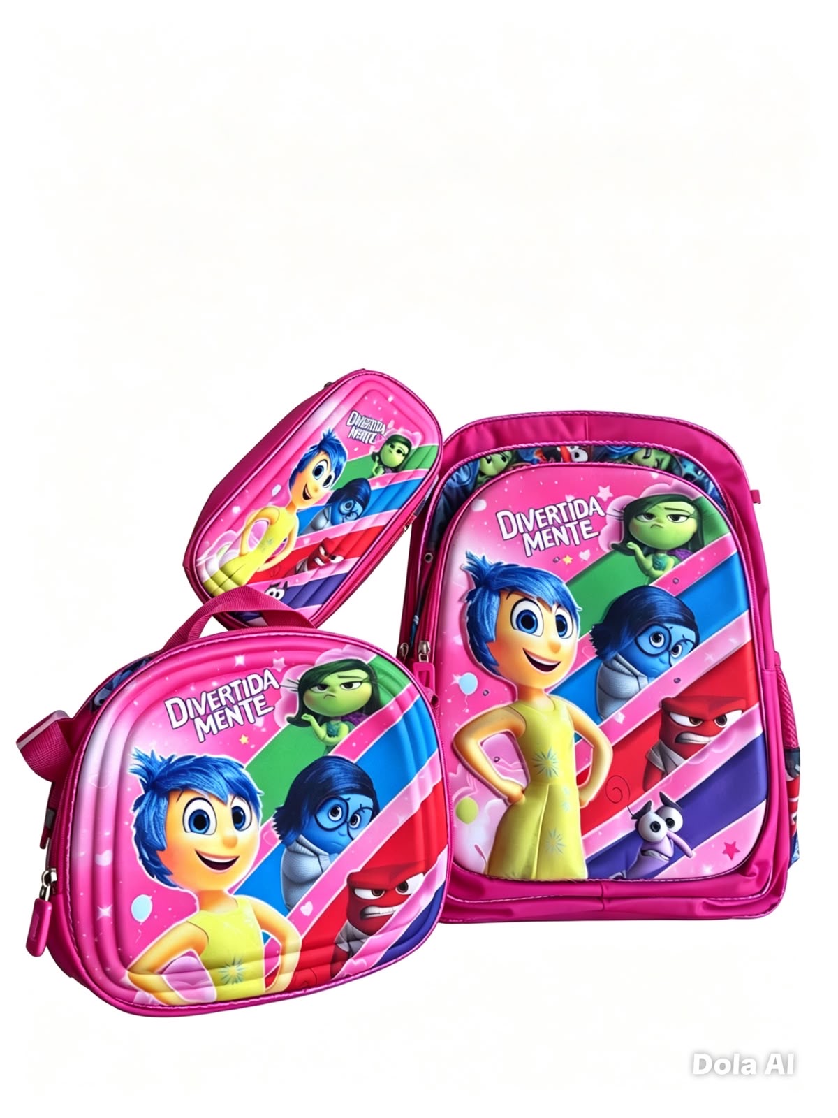 Mochila escolar diseño intensamente