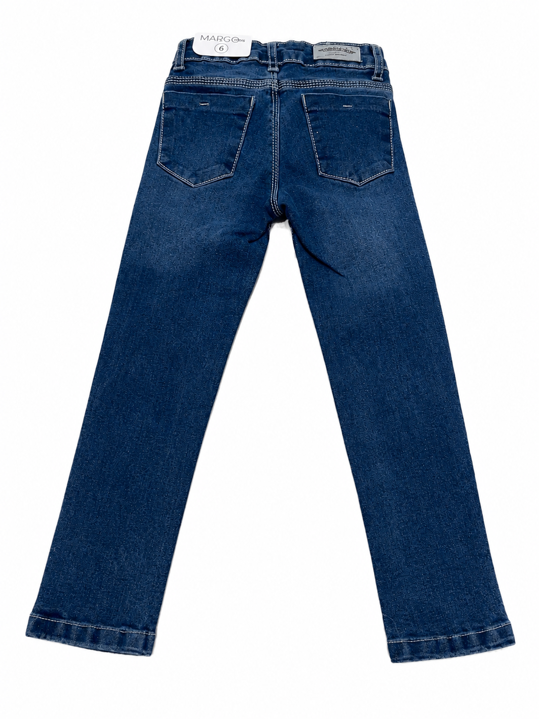 Pantalón niña mezclilla skinny con estrellas de pedrería
