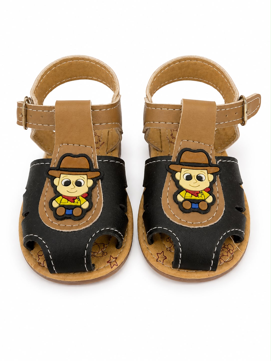 Huaraches niño OFERTA con diseño de vaquerito