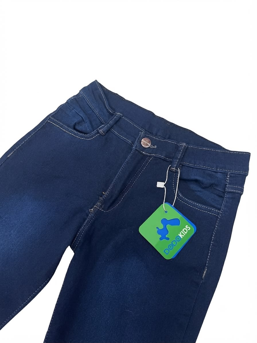 Pantalón Niño de Mezclilla Azul Oscuro