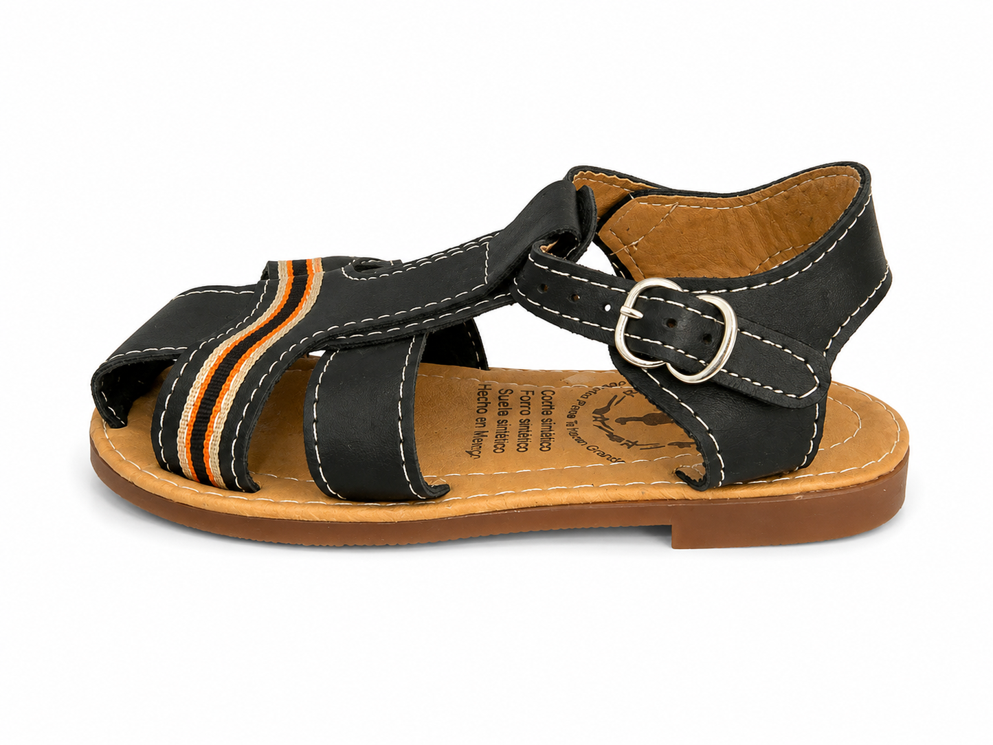 Huaraches niño OFERTA clásicos en color negro