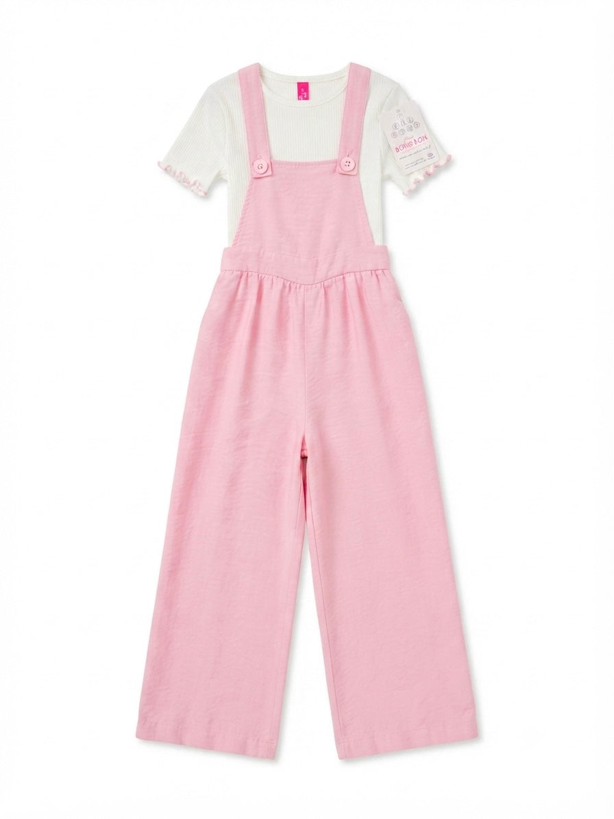 Set niña con jumper y blusa