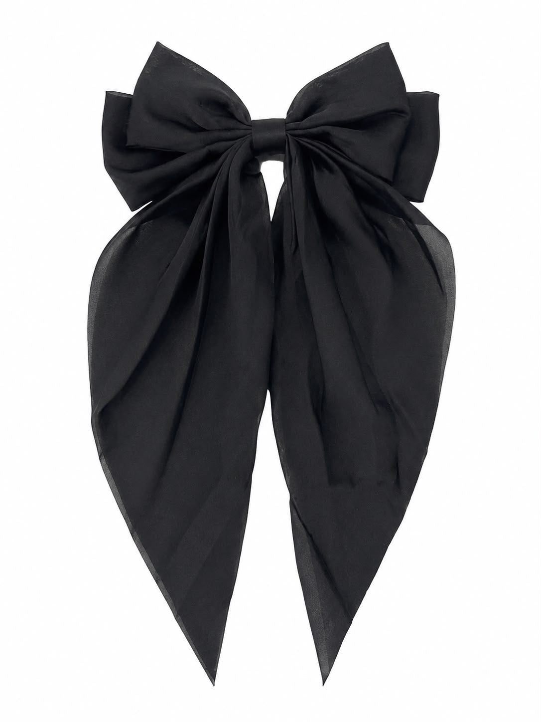 Moño niña negro elegante con tirantes largos 🎀🖤