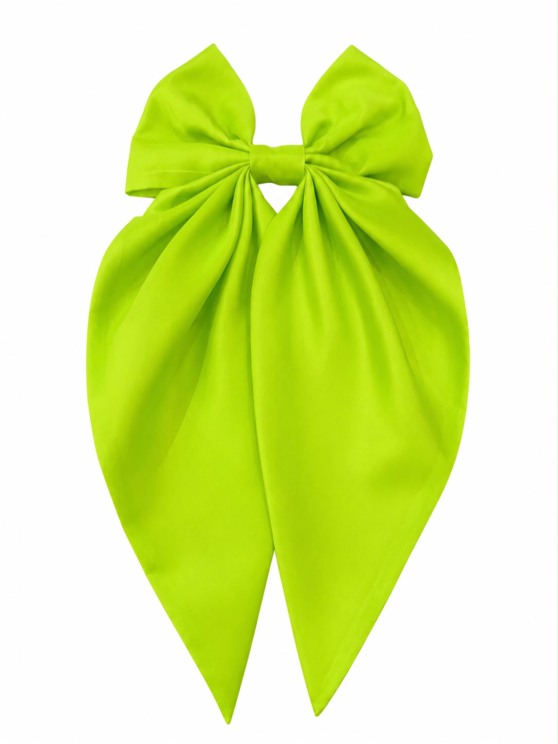 🎀 Moño coquette niña elegante Verde neón