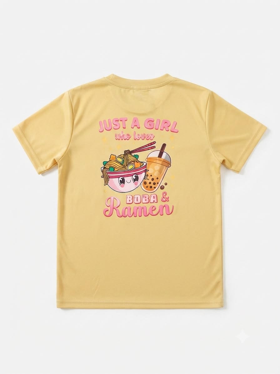 Blusa niña Just a Girl Boba & Ramen