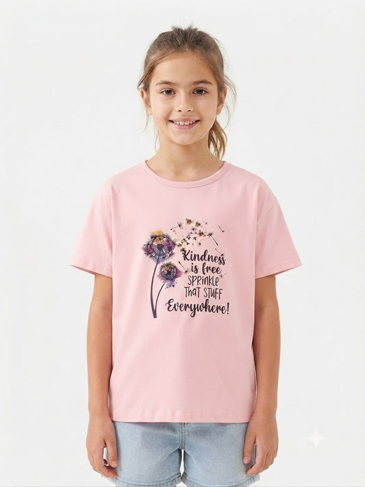 Blusa niña estampado Kindness