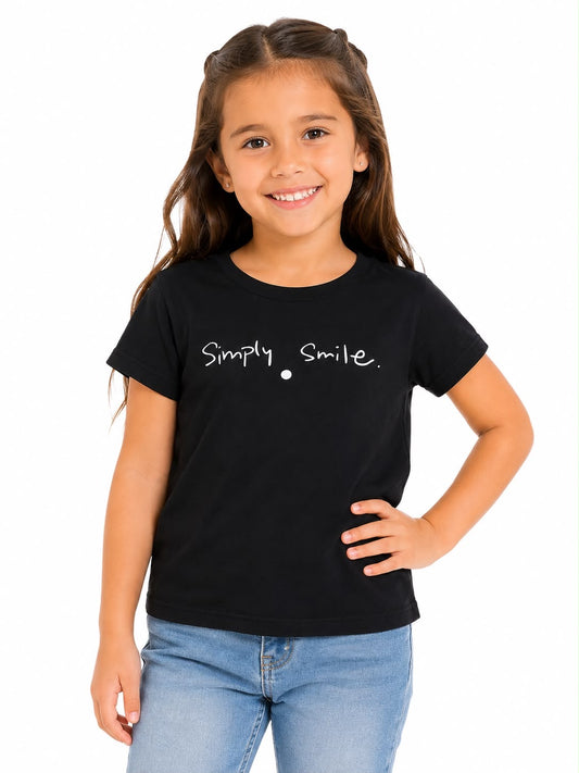 Blusa niña con frase estampada