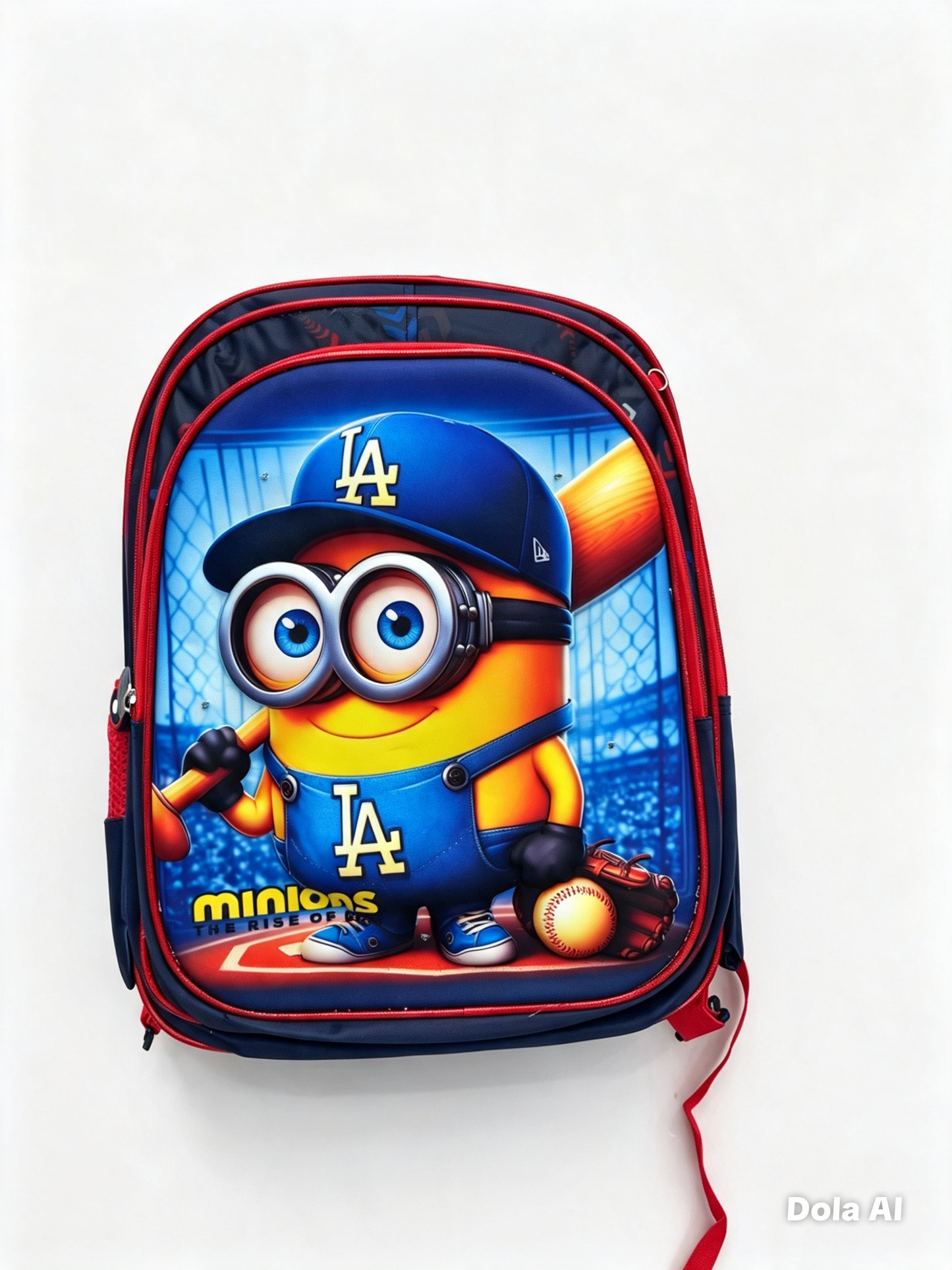 Set mochila infantil escolar Personajito Beisbolista 3 piezas